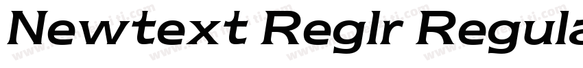 Newtext Reglr Regular字体转换